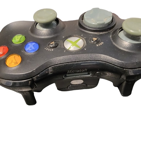 Microsoft Xbox 360‎ Matte Black Wireless Video Game Controller Gamepad - Picture 8 of 8